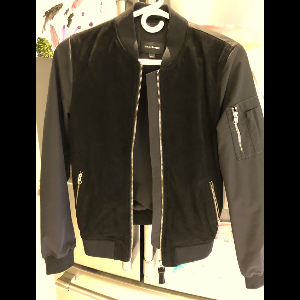 Mackage bomber jacket